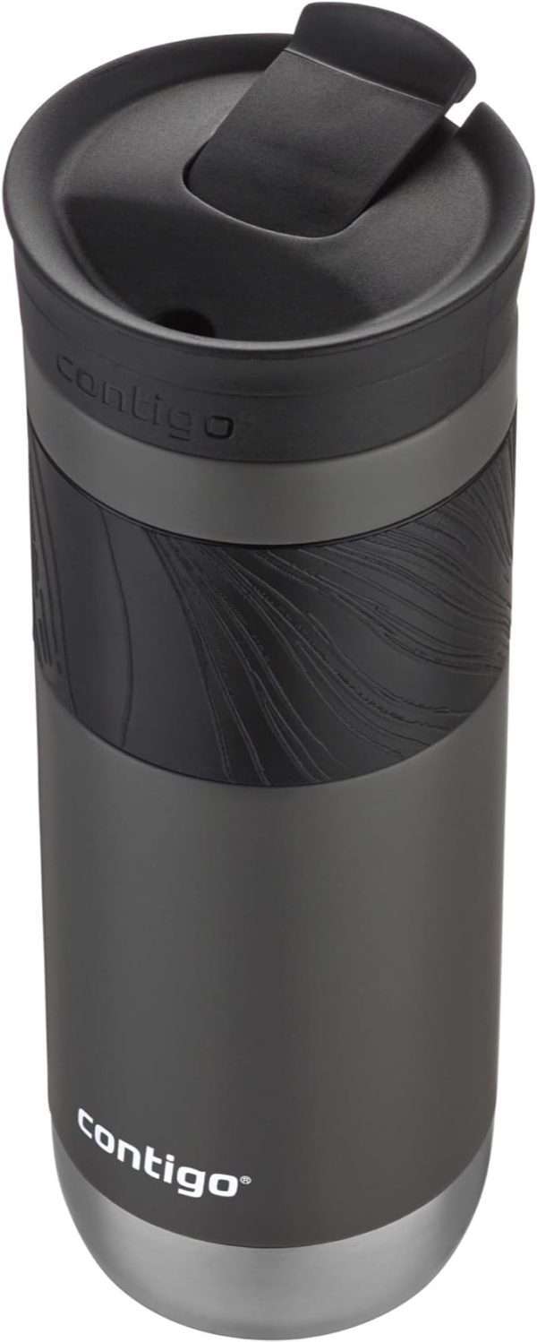 Contigo-coffee-travel-mug-Contigo Byron Vacuum-Insulated Stainless Steel Travel Mug with Leak-Proof Lid, Reusable Coffee Cup or Water Bottle, BPA-Free, Keeps Drinks Hot or Cold for Hours, 20oz 2-Pack, Sake & Blue Corn-3