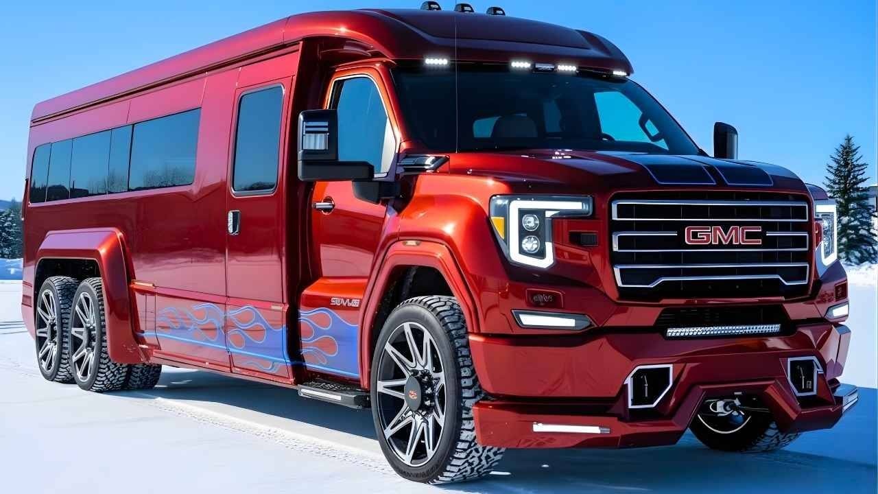New 2026 GMC Savana 6×6 Brings Off-Road Power, Luxury Interior And Modern Tech Upgrades